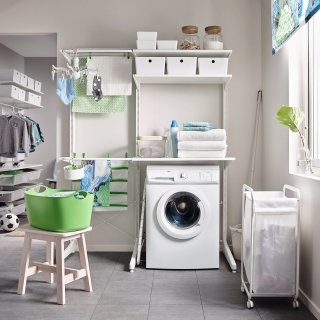 sistema Algot di Ikea Italia per lavanderia sistema Algot di Ikea Italia per lavanderia