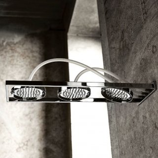 soffioni di Ø 12 cm orientabili e getti a pioggia, Nu di Fima è in acciaio inox soffioni di Ø 12 cm orientabili e getti a pioggia, Nu di Fima è in acciaio inox