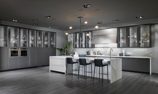 cucina con vetrina Carattere di Scavolini cucina con vetrina Carattere di Scavolini