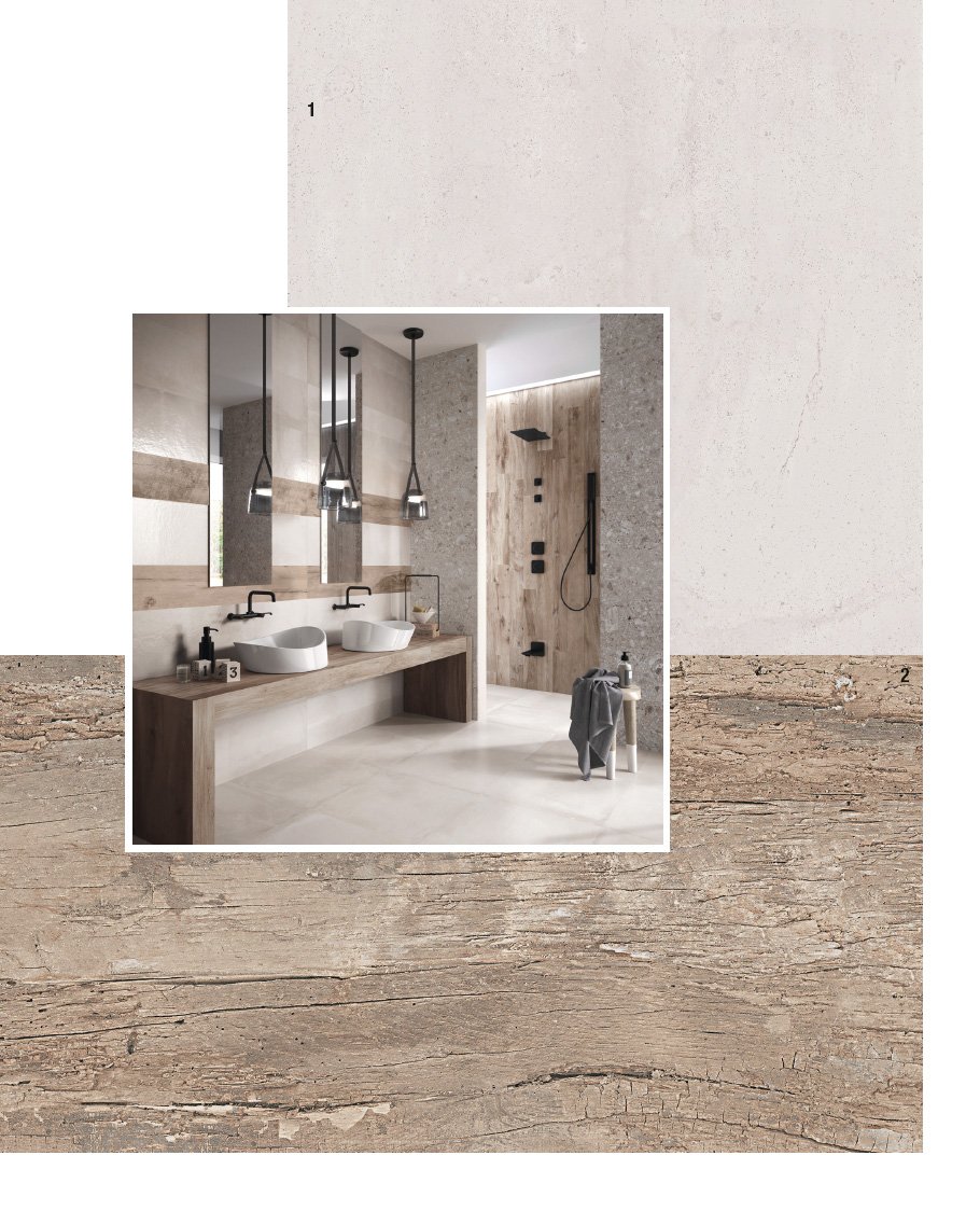 Piastrelle per il bagno: 25 soluzioni e oltre 75 abbinamenti cose ... Differenza tra monocottura e gres porcellanato