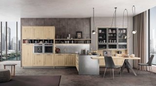 cucina con forno a vapore, piano a induzione da 90 cm e top in acciaio Asia Factory di Arredo3 cucina con forno a vapore, piano a induzione da 90 cm e top in acciaio Asia Factory di Arredo3