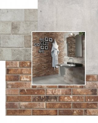 pareti con mattoni faccia a vista piastrelle London in gres porcellanato smaltato toni della terra ceramica rondine pareti con mattoni faccia a vista piastrelle London in gres porcellanato smaltato toni della terra ceramica rondine