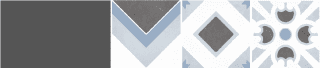 iperceramica quilt decori ispirati alle cementine, nei colori blue e sand in gres porcellanato iperceramica quilt decori ispirati alle cementine, nei colori blue e sand in gres porcellanato