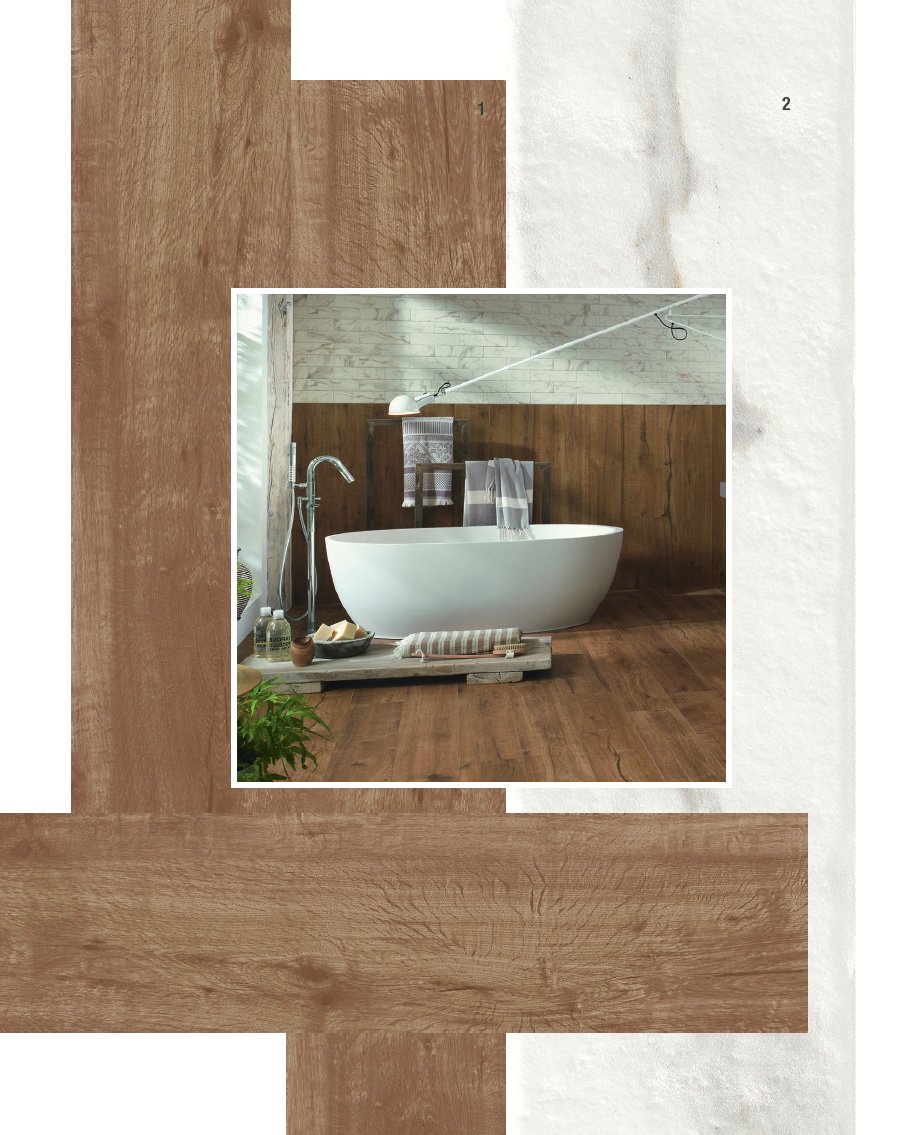 Piastrelle per il bagno: 25 soluzioni e oltre 75 abbinamenti cose ... Differenza tra monocottura e gres porcellanato