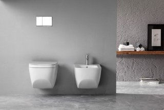 water e bidet sospesi in ceramica Next di Hatria water e bidet sospesi in ceramica Next di Hatria
