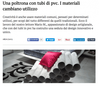 poltrona tubi poltrona tubi