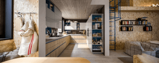 cucina in melaminico a ferro di cavallo Start-Time.GO di Veneta Cucine cucina in melaminico a ferro di cavallo Start-Time.GO di Veneta Cucine