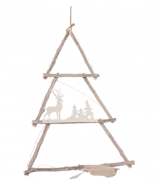 Albero stilizzato decorativo in legno naturale della selezione “Best of Christmas” di Dalani. Misura 40 x 50 x 2 cm. Prezzo 20 euro. www.dalani.it Albero stilizzato decorativo in legno naturale della selezione “Best of Christmas” di Dalani. Misura 40 x 50 x 2 cm. Prezzo 20 euro. www.dalani.it