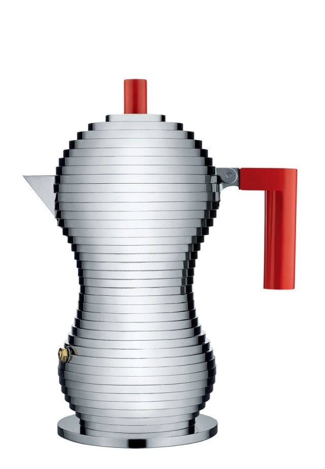 caffettiera a fondo magnetico anche per piani a induzione Pulcina di Alessi caffettiera a fondo magnetico anche per piani a induzione Pulcina di Alessi