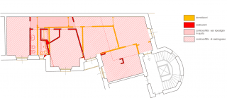 pianta casa a casa a pianta irregolare dem costr