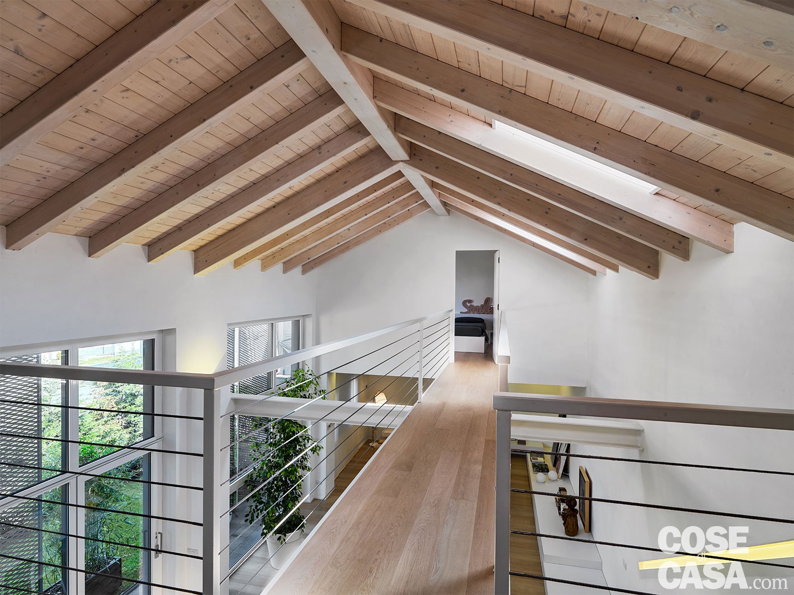 Loft: una casa sottotetto a doppia altezza cose di casa Progetto soppalco in acciaio