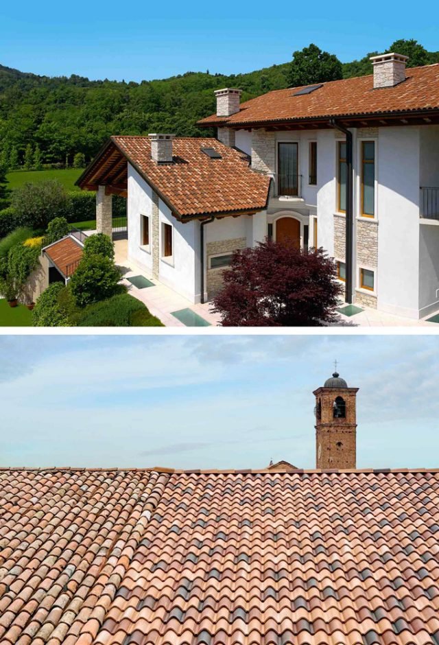 La resa finale delle coperture, con le tegole Coppo del Borgo di Wierer, soggette ad una garanzia della durata di 50 anni. La resa finale delle coperture, con le tegole Coppo del Borgo di Wierer, soggette ad una garanzia della durata di 50 anni.