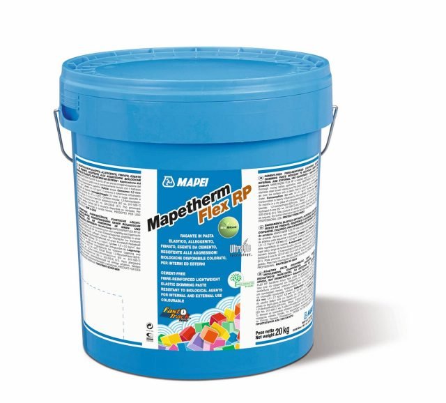 fondo rasante elastico Mapetherm Flex RP, di Mapei fondo rasante elastico Mapetherm Flex RP, di Mapei