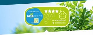 Certificazione Aria Pulita: esempio di etichetta Certificazione Aria Pulita: esempio di etichetta