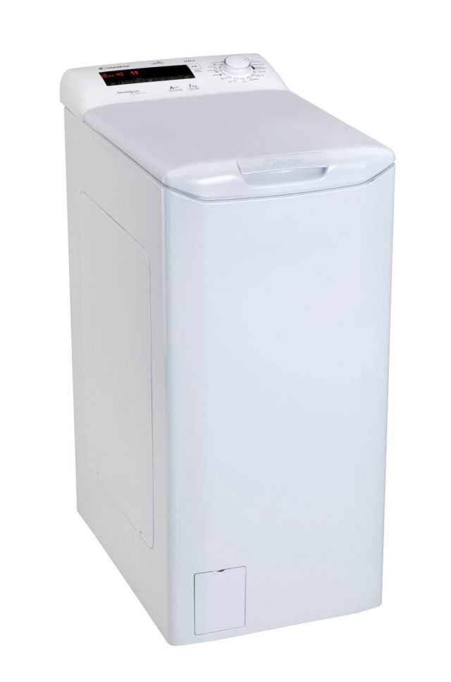 La lavatrice Candy a carica dall’alto VITA G372 TM-S di Candy ha capacità di carico fino a 7 kg in soli 40 cm di larghezza. Il sistema Gentle Touch OpeningTM permette l’apertura del cesto delicatamente per caricare e scaricare il bucato in totale sicurezza, mentre il dispositivo Stop & Load consente al cesto di fermarsi sempre in posizione verticale. In classe A+++, è capiente 7 kg. Misura L 40 x P 60 x H 85 cm. Prezzo 549 euro. www.candy.it La lavatrice Candy a carica dall’alto VITA G372 TM-S di Candy ha capacità di carico fino a 7 kg in soli 40 cm di larghezza. Il sistema Gentle Touch OpeningTM permette l’apertura del cesto delicatamente per caricare e scaricare il bucato in totale sicurezza, mentre il dispositivo Stop & Load consente al cesto di fermarsi sempre in posizione verticale. In classe A+++, è capiente 7 kg. Misura L 40 x P 60 x H 85 cm. Prezzo 549 euro. www.candy.it