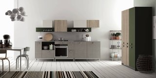 Cucina destrutturata Fjord di Doimo Cucine con mobili freestanding multifunzione Cucina destrutturata Fjord di Doimo Cucine con mobili freestanding multifunzione