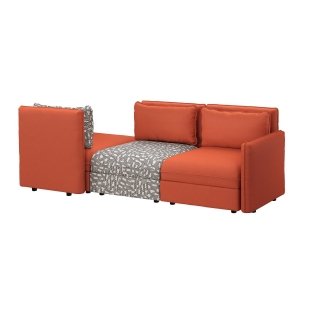 Fa parte di una serie componibile che permette di creare combinazioni praticamente su misura. Diverse le sedute, anche complete di moduli letto e con contenitore. Vallentuna di Ikea a tre posti, con stoffe Orrsta arancione e Funnarp nero e beige, con modulo contenitore, nella misura L 266 x P 113 x H 84 cm costa 754 euro. Fa parte di una serie componibile che permette di creare combinazioni praticamente su misura. Diverse le sedute, anche complete di moduli letto e con contenitore. Vallentuna di Ikea a tre posti, con stoffe Orrsta arancione e Funnarp nero e beige, con modulo contenitore, nella misura L 266 x P 113 x H 84 cm costa 754 euro.