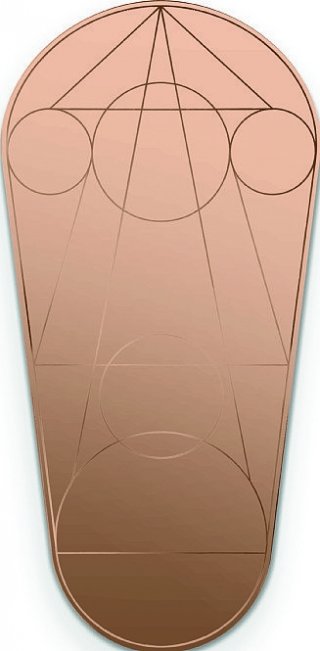 Il disegno grafico, laccato sulla superficie, è ispirato alle decorazioni delle porte del Sud Italia. Si appende facilmente grazie a ganci regolabili a scomparsa Mask di Petite Friture (www.petitefriture.com) proposto in tre forme e colori; quello ovale misura 60 x 120 cm e costa 495 euro. Il disegno grafico, laccato sulla superficie, è ispirato alle decorazioni delle porte del Sud Italia. Si appende facilmente grazie a ganci regolabili a scomparsa Mask di Petite Friture (www.petitefriture.com) proposto in tre forme e colori; quello ovale misura 60 x 120 cm e costa 495 euro.
