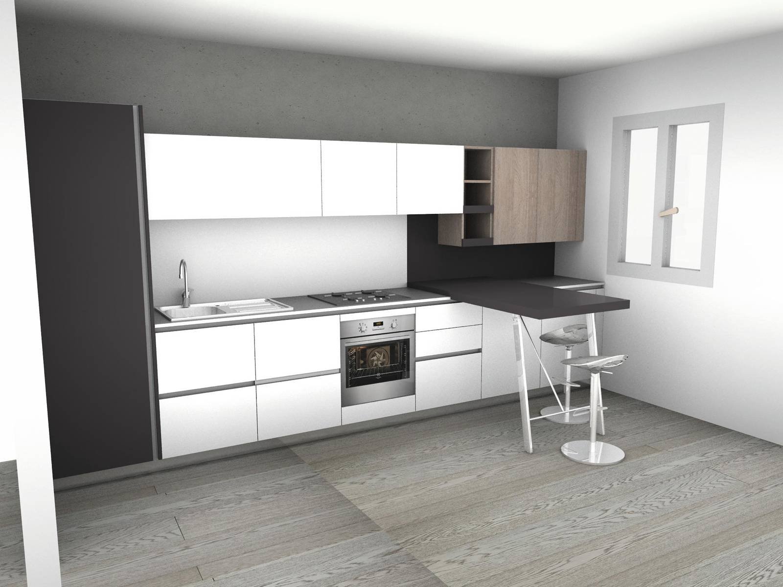 4 progetti cucina per 10 mq circa cose di casa Progettare cucina in 3d