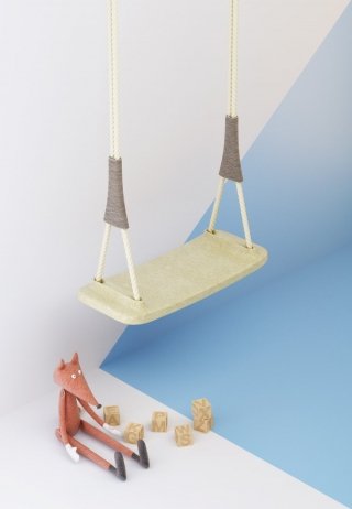 L’altalena progettata da Kinesis per Fabric-Action.