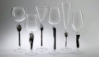 I calici di Massimo Lunardon Kerouac disegnati nel 2002.