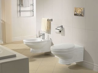 water e bidet sospesi della collezione Amadea di Villeroy & Boch water e bidet sospesi della collezione Amadea di Villeroy & Boch