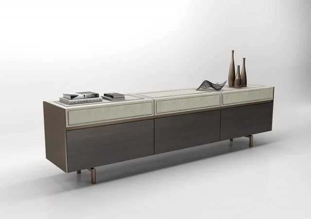 Equa di I 4 Mariani è la nuova madia, design Matteo Nunziati, che combina insieme materiali differenti: le ante sono in legno, il top è rivestito in cuoio con cuciture a contrasto, mentre i fianchi, la maniglia e i piedini sono in metallo. Le proporzioni armoniose e la cura dei particolari danno vita ad un arredo sobrio ed equilibrato. www.i4mariani.it Equa di I 4 Mariani è la nuova madia, design Matteo Nunziati, che combina insieme materiali differenti: le ante sono in legno, il top è rivestito in cuoio con cuciture a contrasto, mentre i fianchi, la maniglia e i piedini sono in metallo. Le proporzioni armoniose e la cura dei particolari danno vita ad un arredo sobrio ed equilibrato. www.i4mariani.it