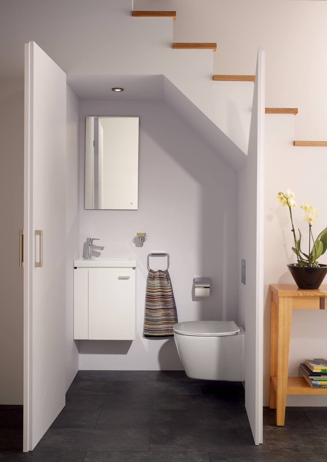 Soluzioni per un bagno piccolo piccolo cose di casa Bagni piccolissimi soluzioni