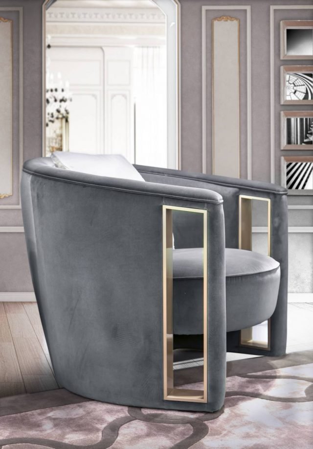 93. Rachele di Formitalia Luxury Group è la nuova poltrona imbottita e rivestita in tessuto disponibile in numerose varianti di colore. La forma avvolgente è resa originale dalla presenza delle aperture laterali incorniciate da fasce di metallo o legno che illuminano la struttura. Misura L 88 x P 85 x H 75 cm. www.formitalia.it 93. Rachele di Formitalia Luxury Group è la nuova poltrona imbottita e rivestita in tessuto disponibile in numerose varianti di colore. La forma avvolgente è resa originale dalla presenza delle aperture laterali incorniciate da fasce di metallo o legno che illuminano la struttura. Misura L 88 x P 85 x H 75 cm. www.formitalia.it