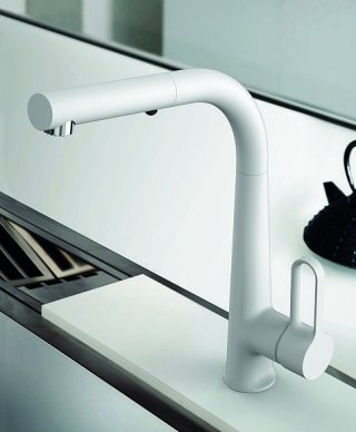 miscelatore monocomando stile minimal Skinny di Fima miscelatore monocomando stile minimal Skinny di Fima