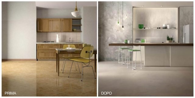 rinnovare la cucina con piastrelle a pavimento spazioresina di litokol rinnovare la cucina con piastrelle a pavimento spazioresina di litokol