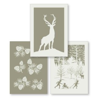 asciugapiatti con il disegno di una renna Forest collezione Natale di Vallesusa - Gabel Group asciugapiatti con il disegno di una renna Forest collezione Natale di Vallesusa - Gabel Group