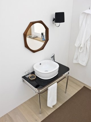 lavabo da appoggio Azuley di The.Artceram retrò e forma quadrata bianco lavabo da appoggio Azuley di The.Artceram retrò e forma quadrata bianco