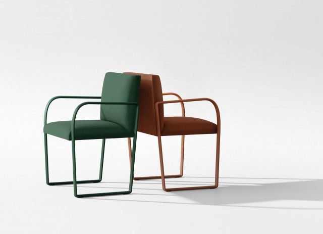 Arcos di Arper è la nuova poltroncina, design Lievore Altherr Molina, che reinterpereta lo stile degli arredi Art Déco. I braccioli in alluminio e la struttura in metallo opaco, coordinata con il rivestimento in velluto, creano un piacevole effetto monocromatico. www.arper.com Arcos di Arper è la nuova poltroncina, design Lievore Altherr Molina, che reinterpereta lo stile degli arredi Art Déco. I braccioli in alluminio e la struttura in metallo opaco, coordinata con il rivestimento in velluto, creano un piacevole effetto monocromatico. www.arper.com
