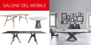 I tavoli al Salone del Mobile 2017