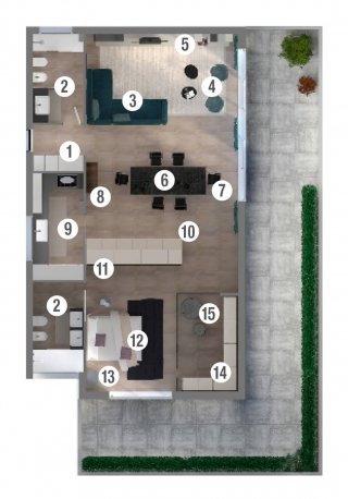 pianta con numeri lema