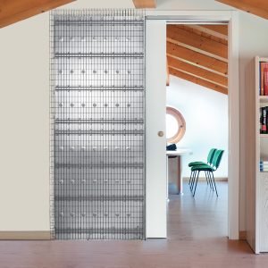 La porta scorrevole è salvaspazio... ma quanto spazio le serve ... Porta finestra scorrevole esterna