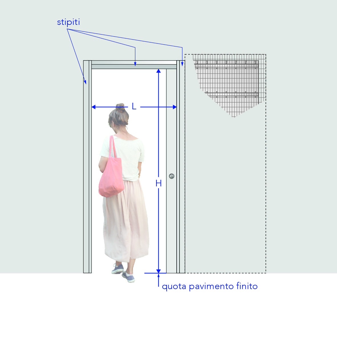 Serratura Per Porta Scorrevole, Per Privacy, Quadrata, Per Porta