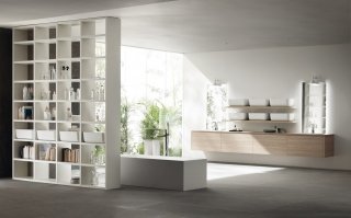 vasca freestanding Aura di Scavolini Bathrooms collezione arredo bagno Ki firmata Nendo realizzata in mineralmarmo vasca freestanding Aura di Scavolini Bathrooms collezione arredo bagno Ki firmata Nendo realizzata in mineralmarmo