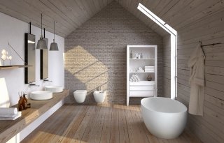 vasca freestanding Shui Comfort di Cielo realizzata in LivingTec in finitura bianca vasca freestanding Shui Comfort di Cielo realizzata in LivingTec in finitura bianca