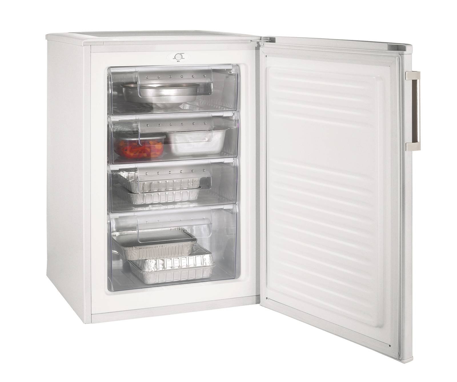 I congelatori verticali sono dotati di scomparti e cassetti?