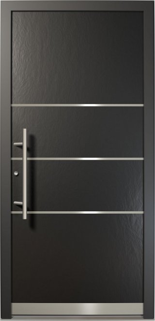 Portoncino Galant, serie Semiplanar di Finstral Portoncino Galant, serie Semiplanar di Finstral