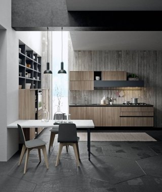 cucina effetto legno Quadro di Aran cucina effetto legno Quadro di Aran