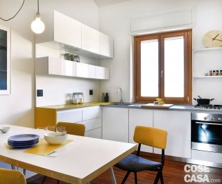 cucina sotto il soppalco