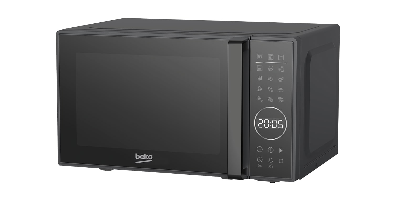 MGC20130BB di Beko è un forno a microonde con una capacità di 20 litri, adatto per cuocere una vasta gamma di piatti e con 10 livelli di potenza, che consentono di regolare la temperatura in base alle esigenze di cottura. È dotato di una potenza microonde di 700 watt, di una potenza grill di 1.000 watt e una potenza totale di 1.050 watt. Misura L 44 P 33 x H 26 cm. Prezzo 119,99 euro. www.beko.it MGC20130BB di Beko è un forno a microonde con una capacità di 20 litri, adatto per cuocere una vasta gamma di piatti e con 10 livelli di potenza, che consentono di regolare la temperatura in base alle esigenze di cottura. È dotato di una potenza microonde di 700 watt, di una potenza grill di 1.000 watt e una potenza totale di 1.050 watt. Misura L 44 P 33 x H 26 cm. Prezzo 119,99 euro. www.beko.it