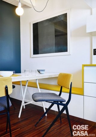 cucina sotto il soppalco