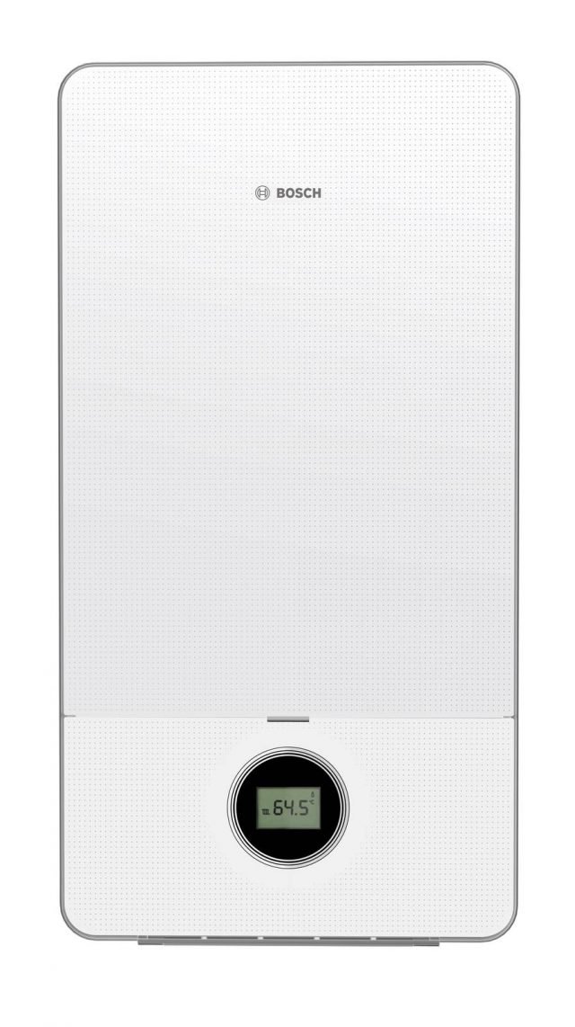 Condens 7000i W, di Bosch, è una caldaia a condensazione capace di coniugare performance elevate, efficienza energetica e consumi ridotti. La caldaia murale è disponibile con diversi range di potenza: da 14 a 24 kW in versione riscaldamento o combinata per produrre acqua calda sanitaria da 24, 28 e 35 kW. Un mantello in vetro temperato al titanio infrangibile, con angoli arrotondati e disponibile in bianco o nero, copre il frontale. www.bosch.it Condens 7000i W, di Bosch, è una caldaia a condensazione capace di coniugare performance elevate, efficienza energetica e consumi ridotti. La caldaia murale è disponibile con diversi range di potenza: da 14 a 24 kW in versione riscaldamento o combinata per produrre acqua calda sanitaria da 24, 28 e 35 kW. Un mantello in vetro temperato al titanio infrangibile, con angoli arrotondati e disponibile in bianco o nero, copre il frontale. www.bosch.it