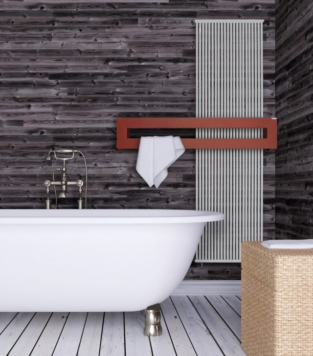 Modern interior of a bathroom in a city apartment. 3D Render Modern interior of a bathroom in a city apartment. 3D Render