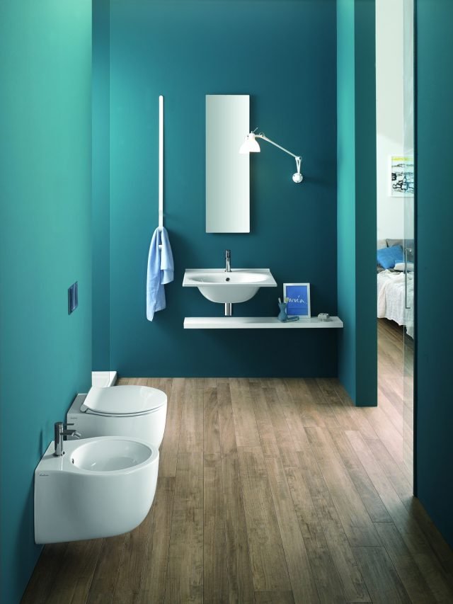 wc e bidet senza fori laterali collezione Le Fiabe 50 di Hatria in ceramica sanitaria bianca wc e bidet senza fori laterali collezione Le Fiabe 50 di Hatria in ceramica sanitaria bianca