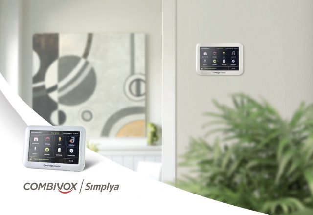 Tastiera Simplya touch screen 5” con grafica ad icone per la gestione utente semplice ed intuitiva delle funzioni Antifurto e Domotica Tastiera Simplya touch screen 5” con grafica ad icone per la gestione utente semplice ed intuitiva delle funzioni Antifurto e Domotica